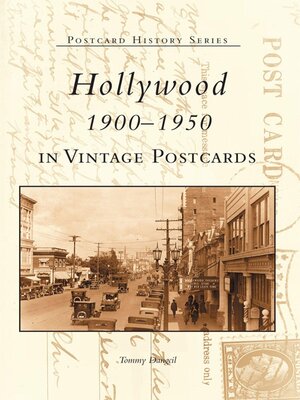 cover image of Hollywood 1900-1950 in Vintage Postcards
